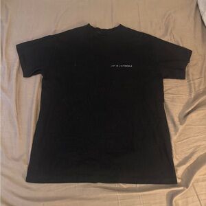 Men's Black Short Sleeve Tee